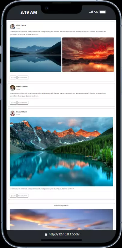 تصميم و تطوير واجهة ويب احترافية (Responsive Website) باستخدام HTML, CSS, JS