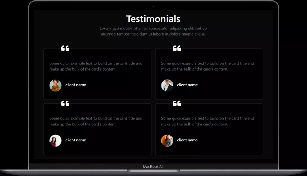 تصميم و تطوير واجهة ويب احترافية (Responsive Website) باستخدام HTML, CSS, JS