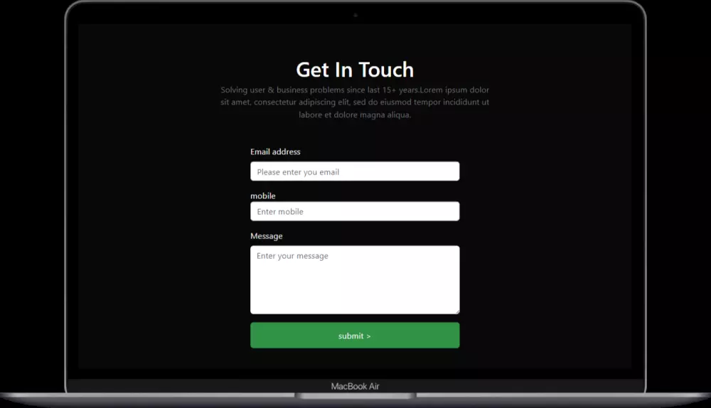 تصميم و تطوير واجهة ويب احترافية (Responsive Website) باستخدام HTML, CSS, JS