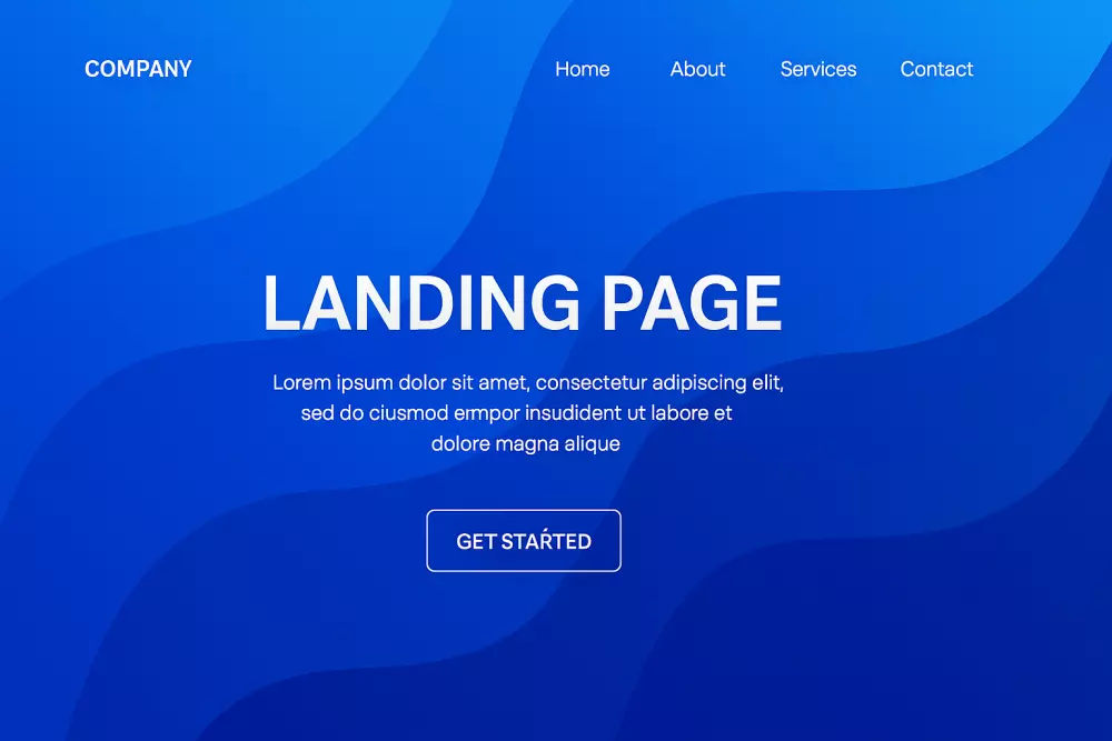 تصميم صفحة هبوط (Landing Page) واحدة متجاوبة مع جميع الأجهزة لمنتج أو خدمة