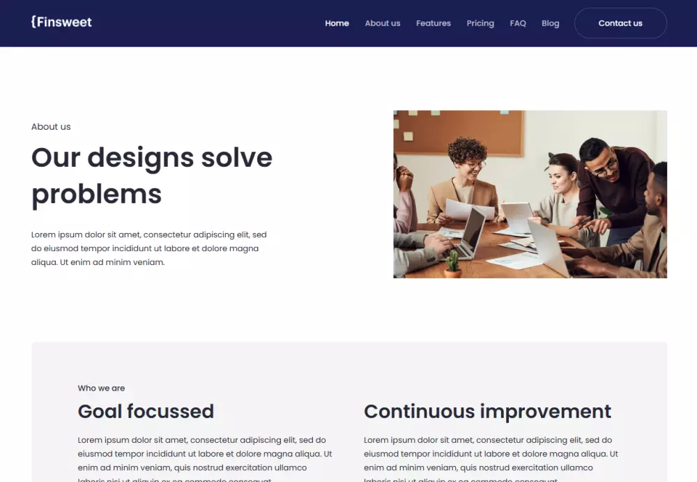 تصميم صفحة هبوط (Landing Page) واحدة متجاوبة مع جميع الأجهزة لمنتج أو خدمة