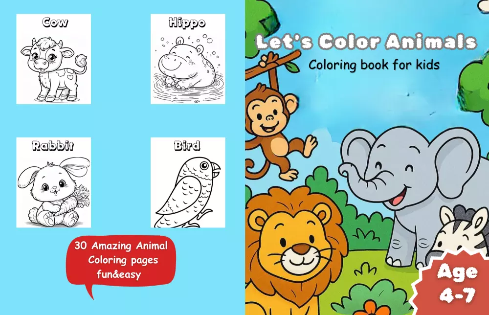 🎨  صفحات تلوين تعليمية وترفيهية للأطفال بجودة عالية جاهزة للطباعة 🖍️