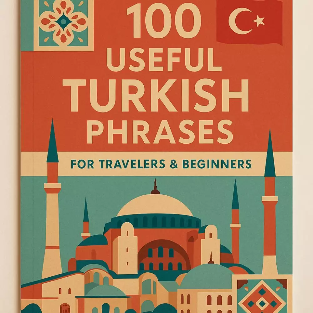 ملف pdf يحتوي علي 100 جملة تركية مترجمة للانجليزيه