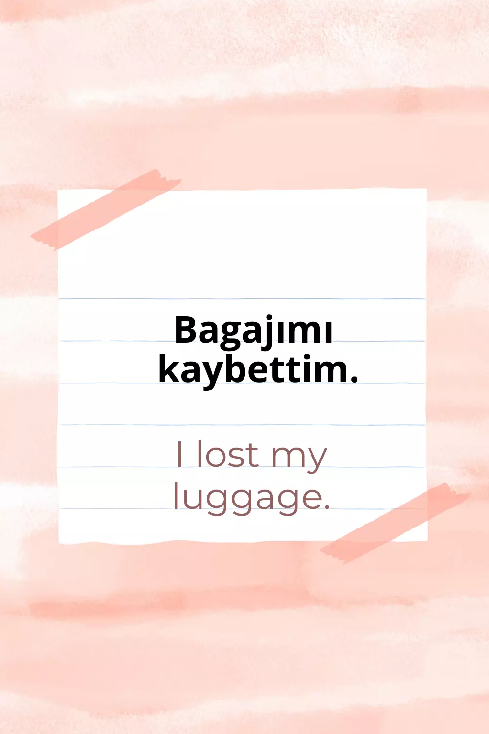 ملف pdf يحتوي علي 100 جملة تركية مترجمة للانجليزيه