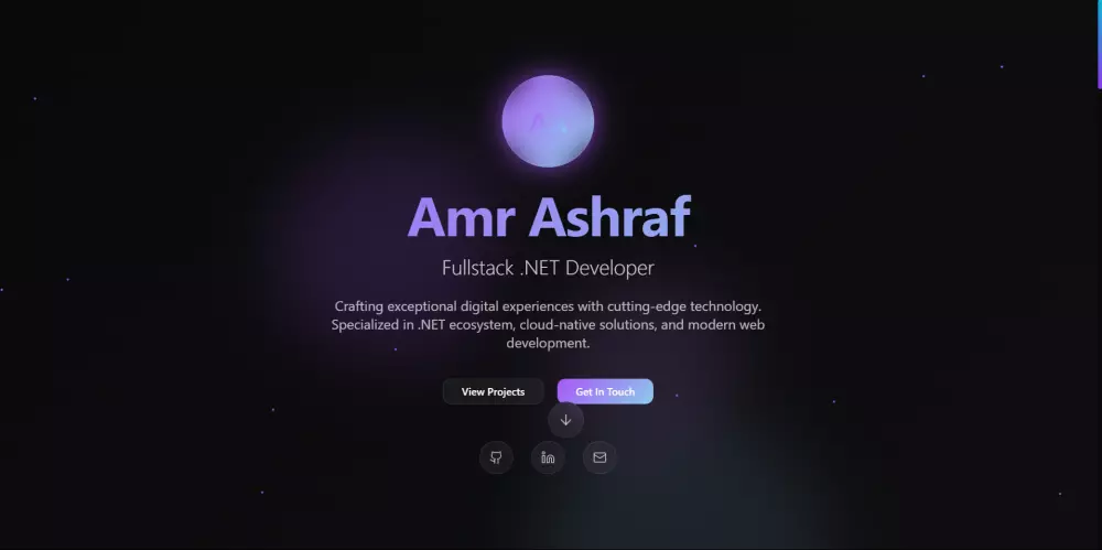 تصميم موقع بورتوفليو احترافي