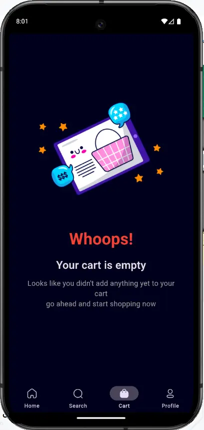 تصميم وبرمجة واجهات تطبيق متجر إلكتروني احترافي (Frontend)