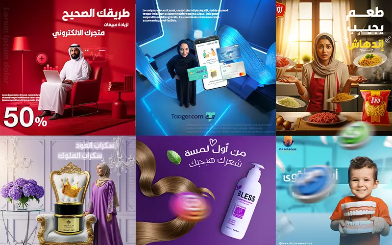 تصميم منشورات سوشيال ميديا