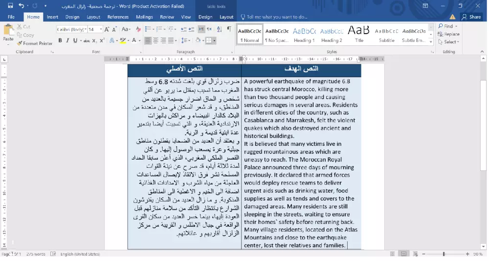 ترجمة عامة من الإنجليزية إلى العربية و العكس