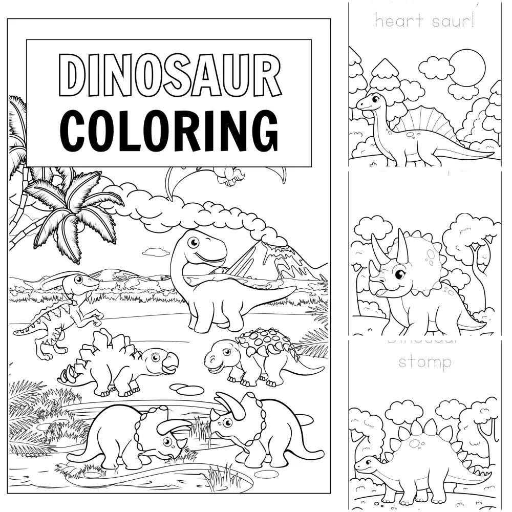 تصميم كتاب تلوين للاطفال