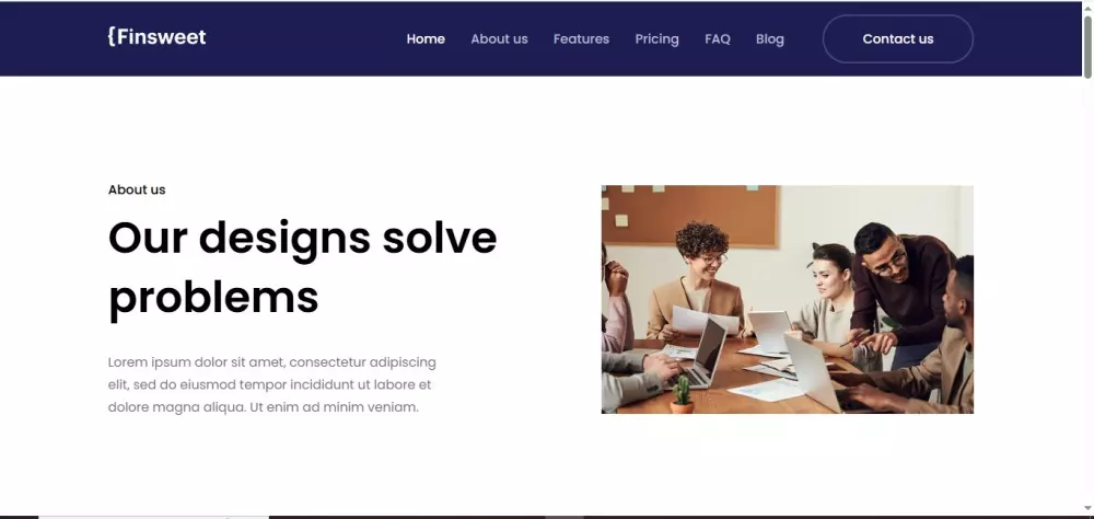تصميم صفحة هبوط احترافية متجاوبة باستخدام HTML, CSS