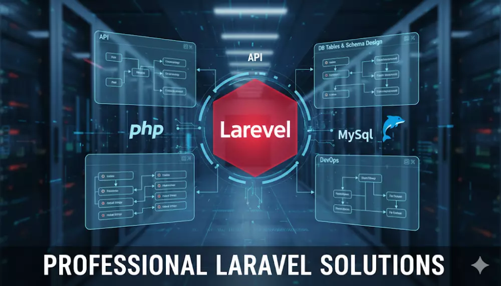 تطوير REST API احترافي بـ Laravel + تصميم قاعدة بيانات متكاملة