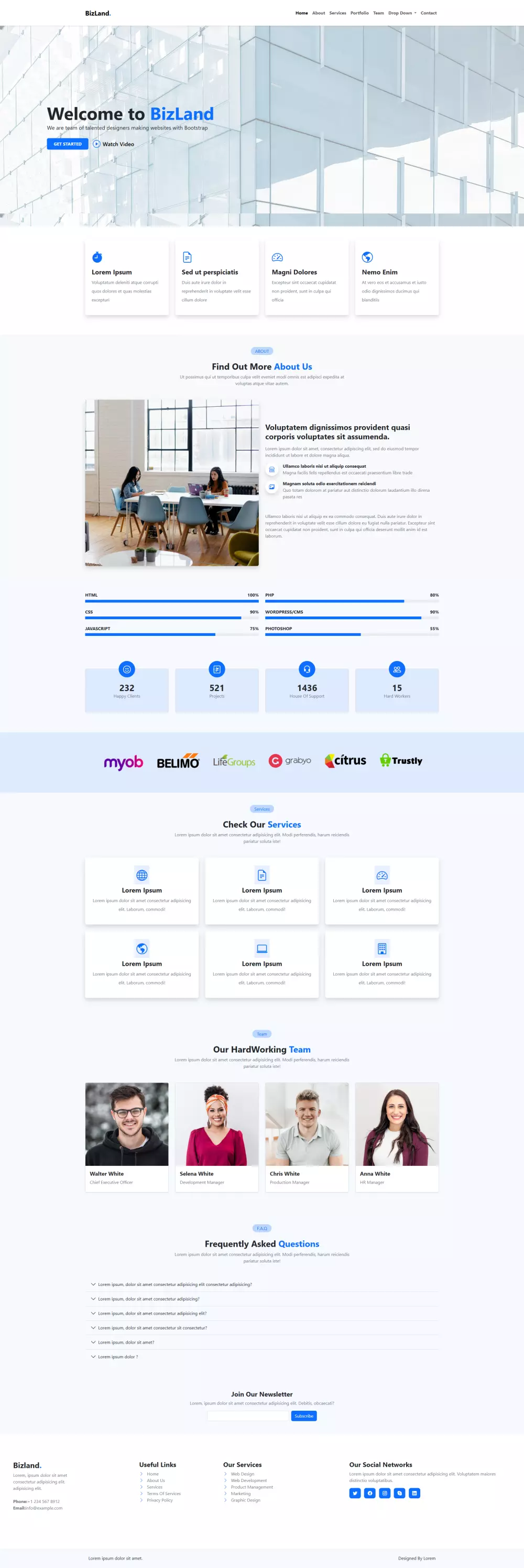 تصميم صفحات هبوط (Landing Pages) احترافية