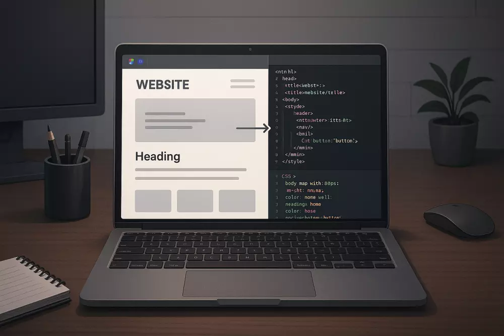 تحويل تصميمات Figma أو PSD إلى HTML&CSS متجاوب