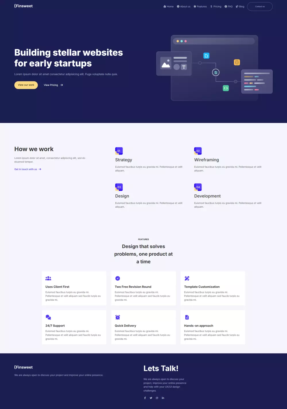 تحويل تصميمات Figma أو PSD إلى HTML&CSS متجاوب