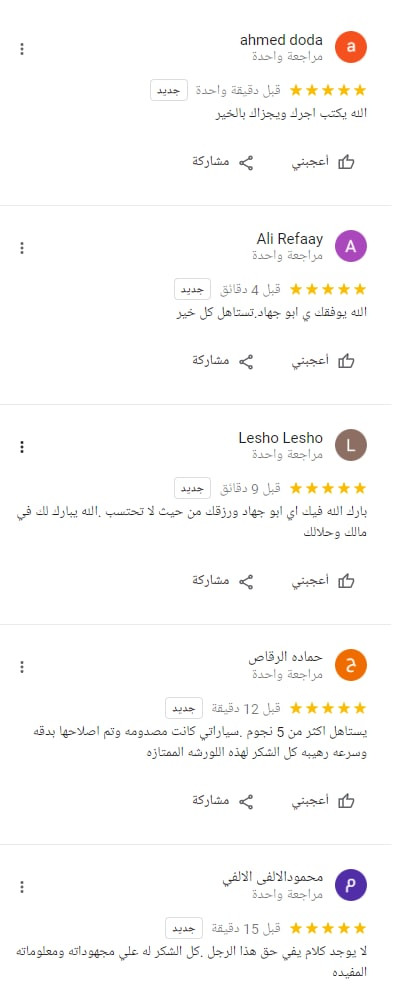 سوف اقوم باضافه 20 تقييم  لنشاطك التجاري علي جوجل ماب مقابل 20 دولار