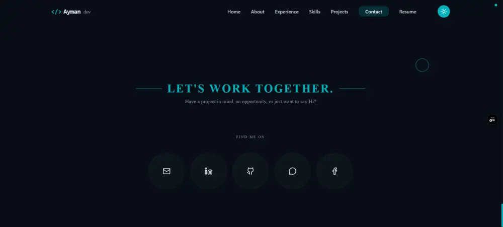 تصميم Portfolio احترافي يعرض مهاراتك ومشاريعك