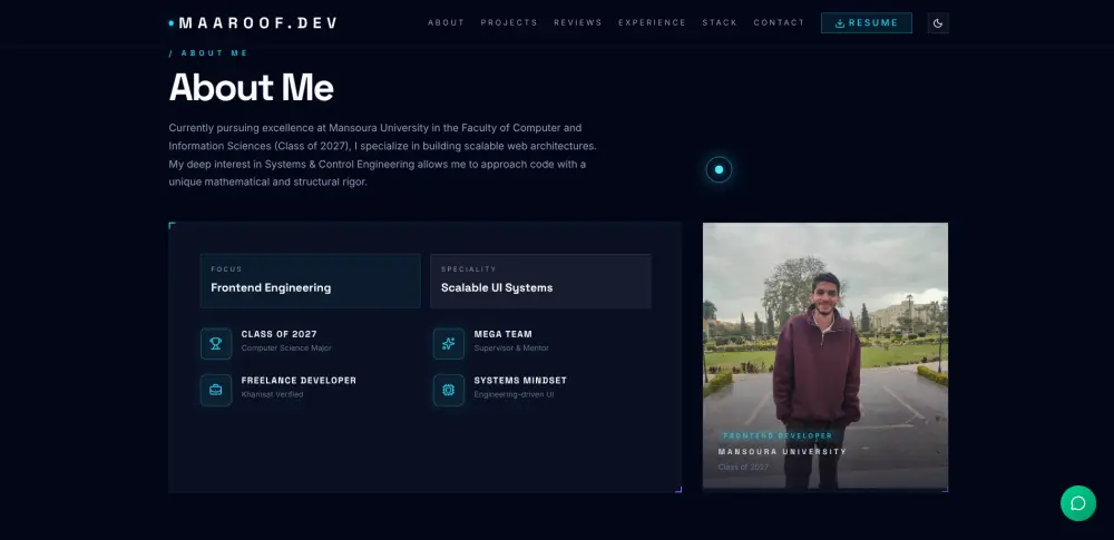 برمجة موقع شخصي (Portfolio) احترافي وسريع باستخدام React و Next.js