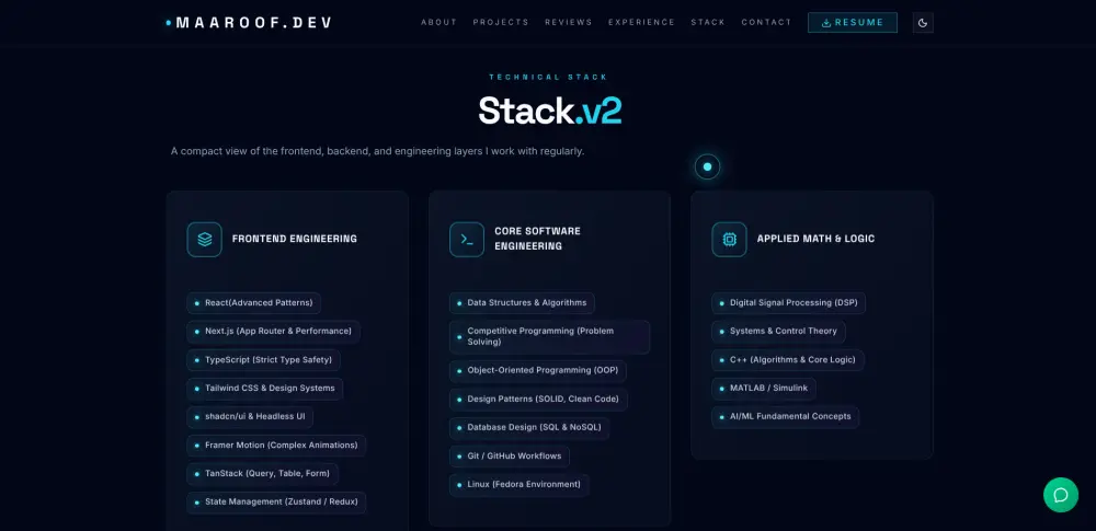 برمجة موقع شخصي (Portfolio) احترافي وسريع باستخدام React و Next.js