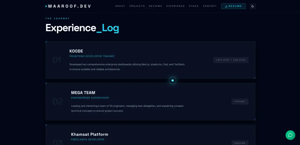 برمجة موقع شخصي (Portfolio) احترافي وسريع باستخدام React و Next.js