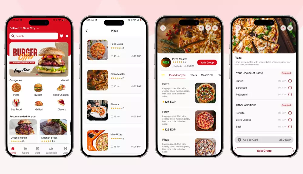 تصميم واجهة وتجربة المستخدم لتطبيقات الموبايل UX/UI Design