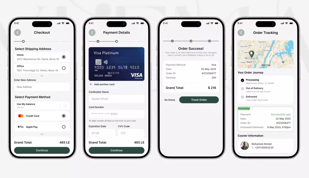 تصميم واجهة وتجربة المستخدم لتطبيقات الموبايل UX/UI Design
