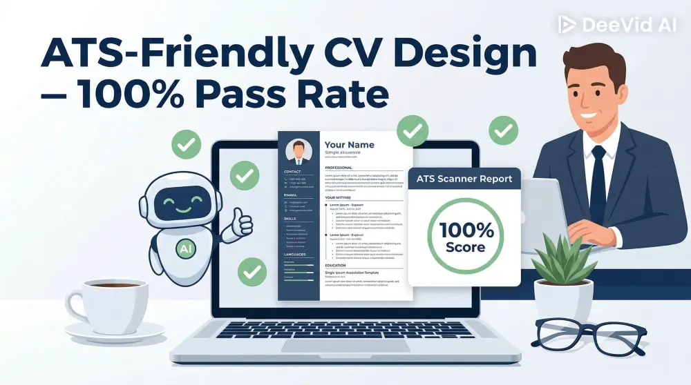 تصميم وكتابة السيرة الذاتية الاحترافية (ATS-Friendly CV)