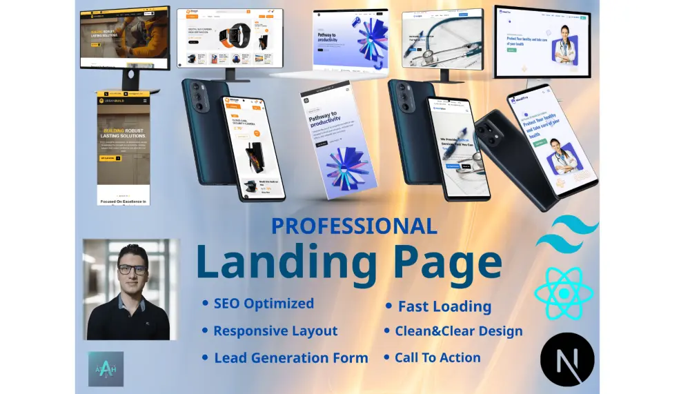 تصميم صفحة هبوط احترافية لشركتك تزيد العملاء والمبيعات