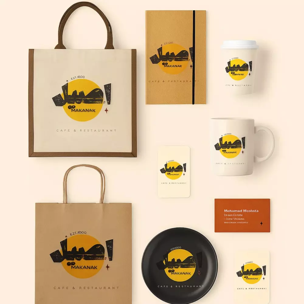 تصميم لوجو وهوية بصرية احترافية تعكس هوية علامتك التجارية