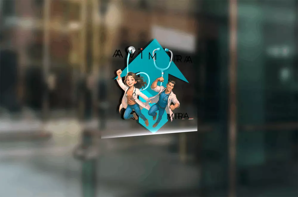 تصميم شعار وهوية بصرية لبراند طبي احترافي