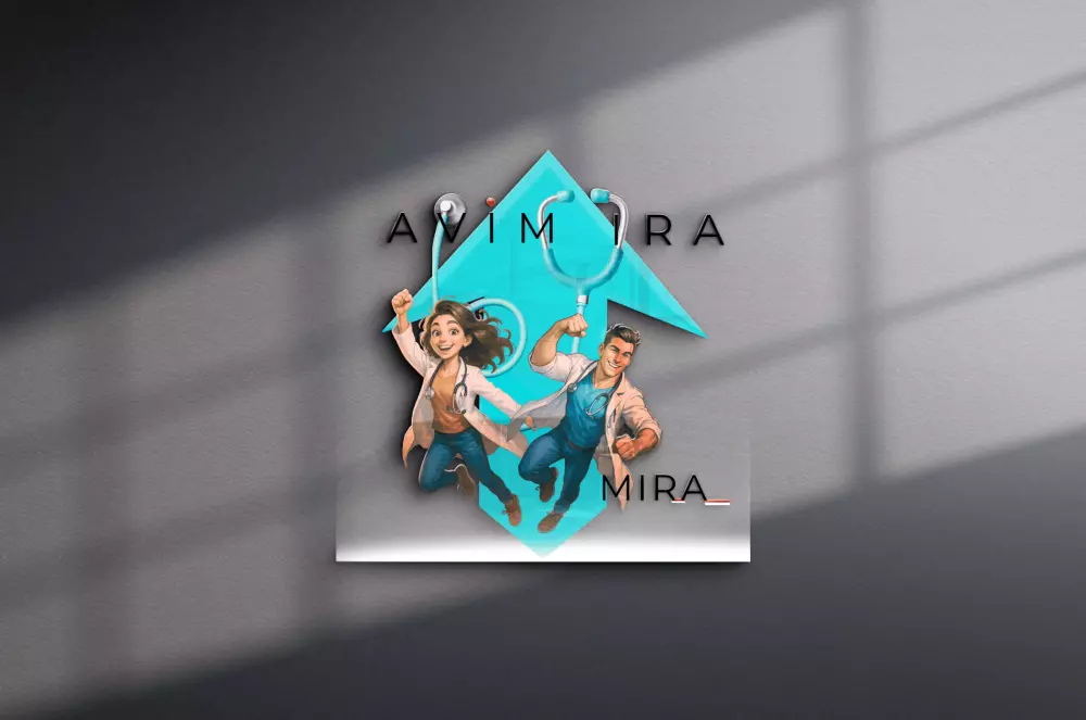 تصميم شعار وهوية بصرية لبراند طبي احترافي