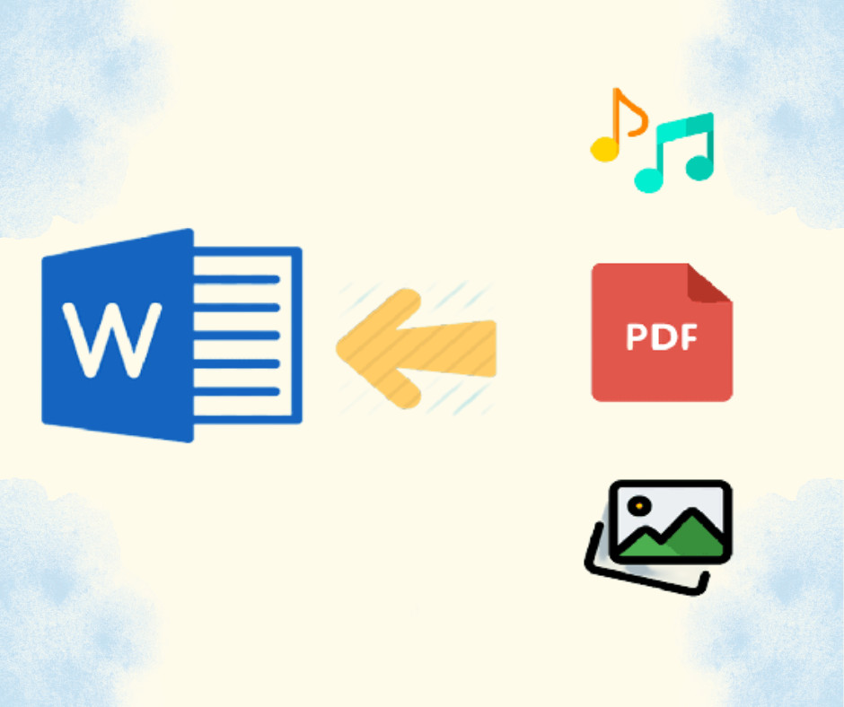 كتابة وتفريغ صور ومقاطع صوتية وفيديوهات وملفاتPDF إلي الوورد (باللغة العربية والانجليزية )