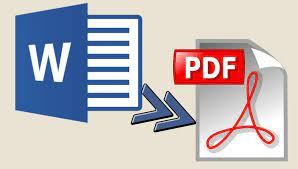 تحويل الملفات من word الى pdf