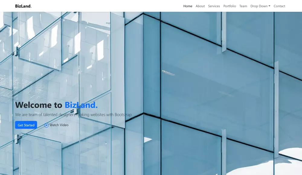 تصميم صفحة هبوط متجاوبة بـ Bootstrap