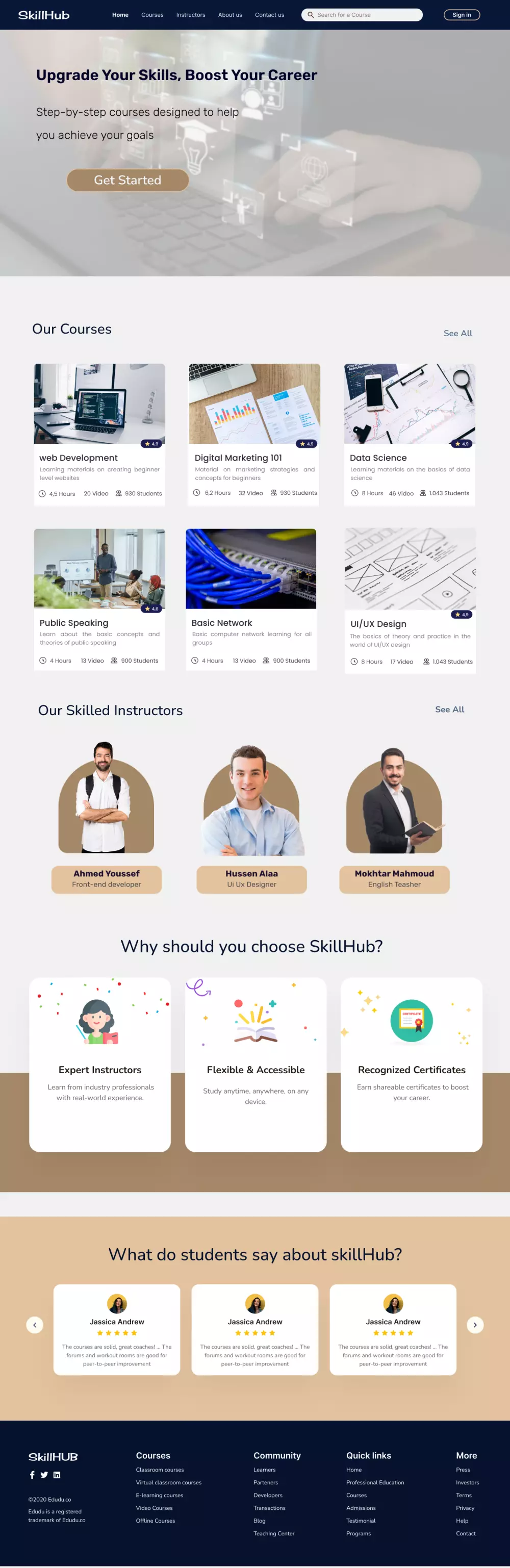 تصميم موقع web او موبايل باستخدام Figma