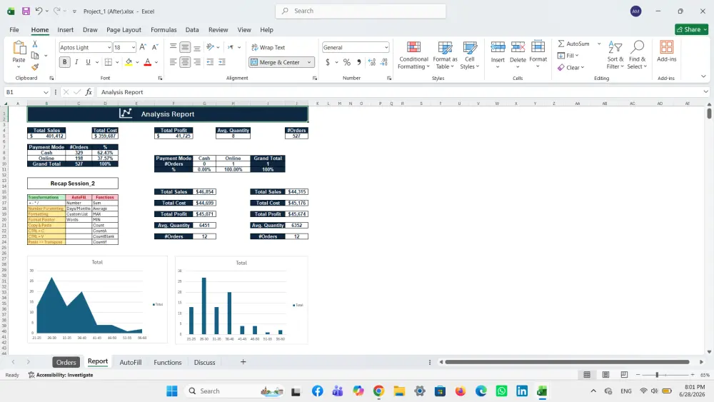 Create DASHBOARD