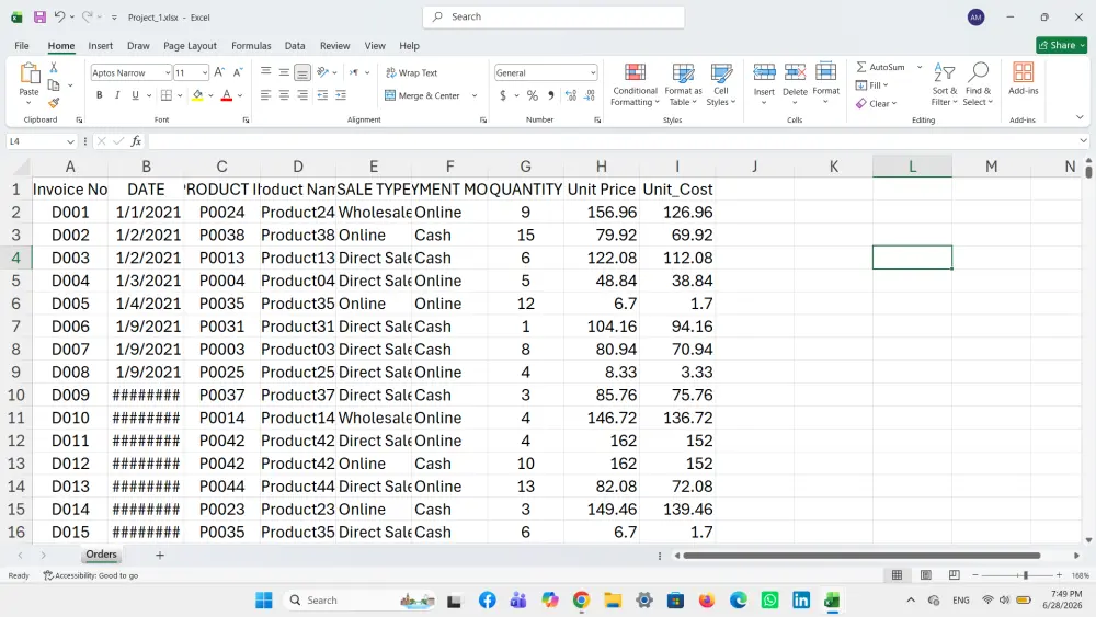 Create DASHBOARD