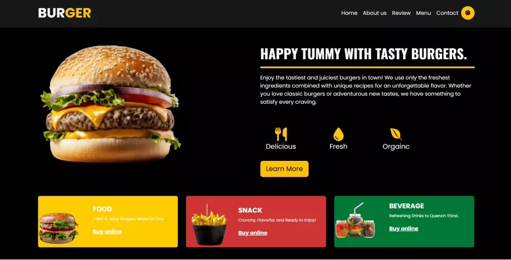 تصميم و تنفيذ صفحة هبوط