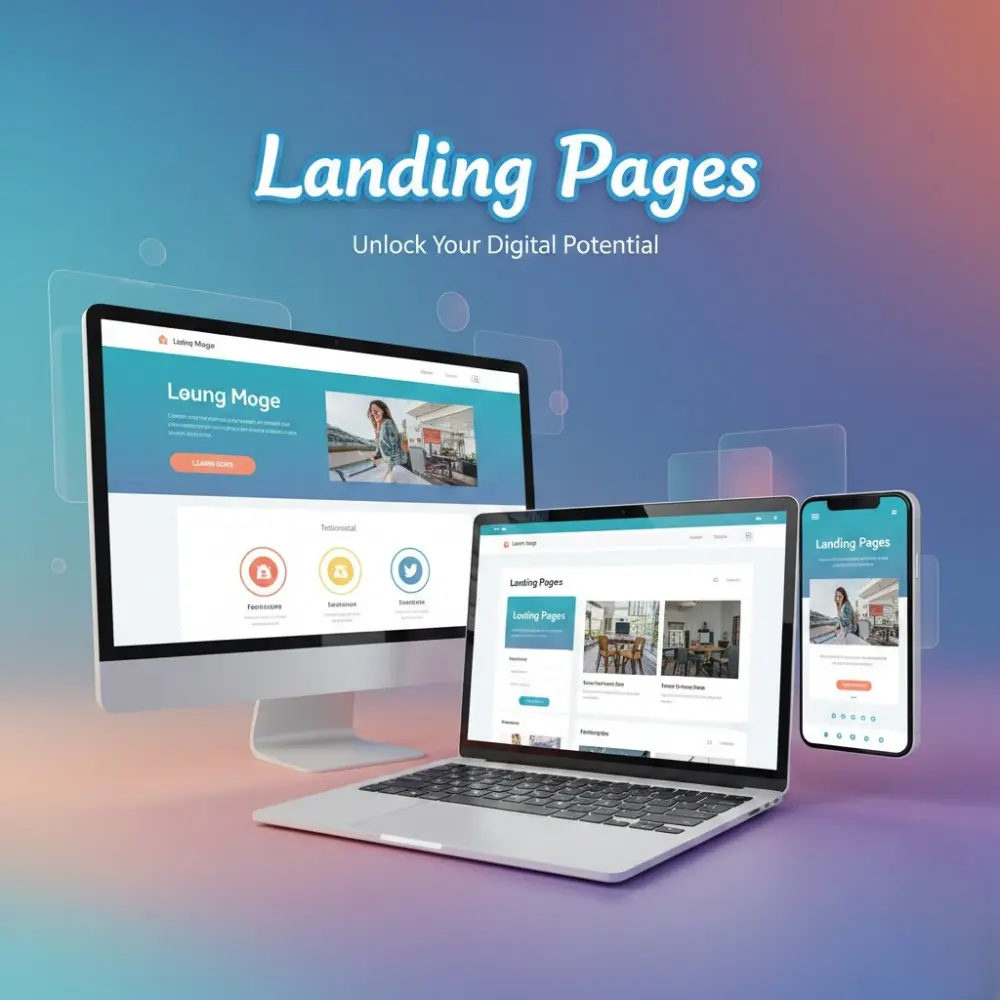 تصميم صفحة هبوط احترافية (Landing Page) لجذب العملاء وتحقيق المبيعات