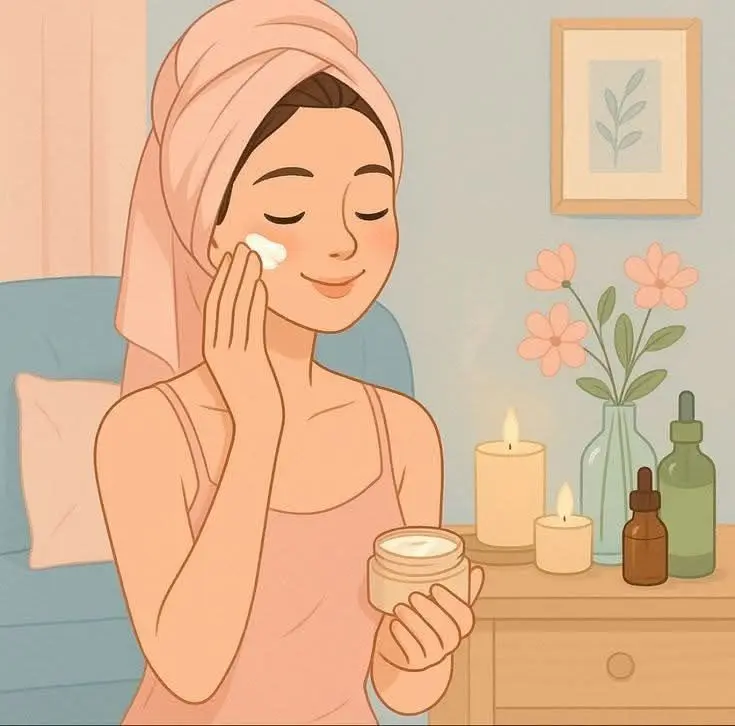 كتابة عن  البشرة