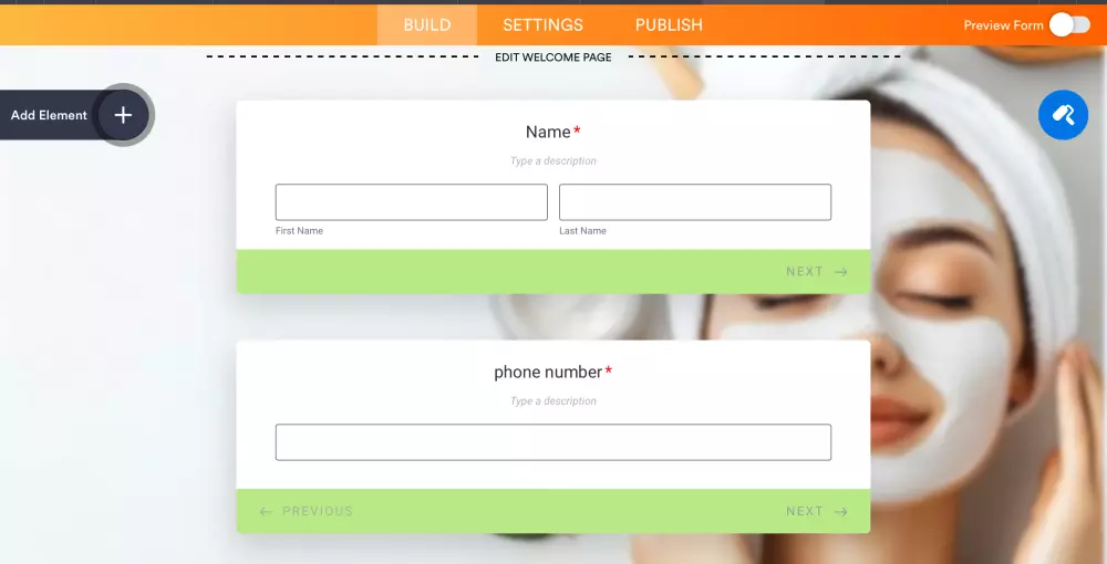 نموذج  اوتوماتيكي يشمل الحقول التي تريدها مربوط بجوجل شيت و تقويم جوجل لتسجيل العملاء المحتملين لعيادات الأطباء أو مراكز التجميل