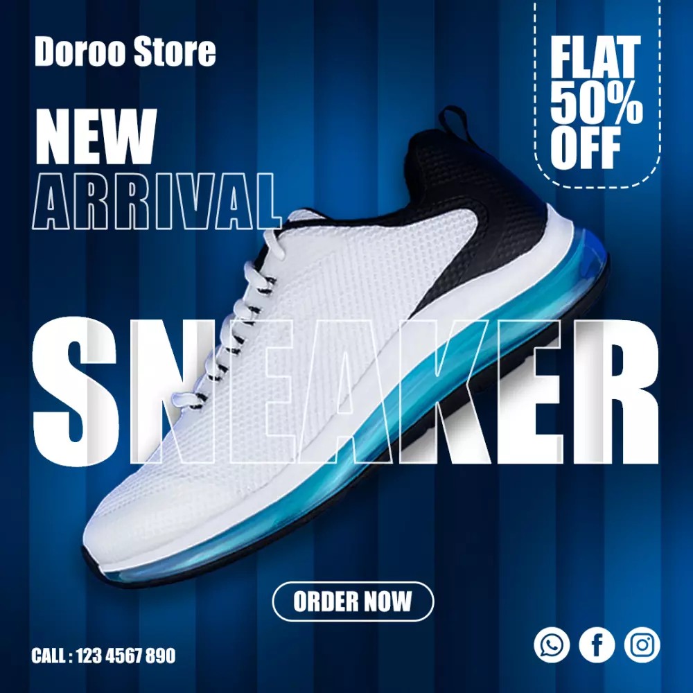 تصميم بوست إعلان سوشيال ميديا