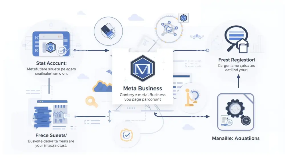 إعداد حساب Meta Business Manager وربطه بصفحات وأدوات التتبع