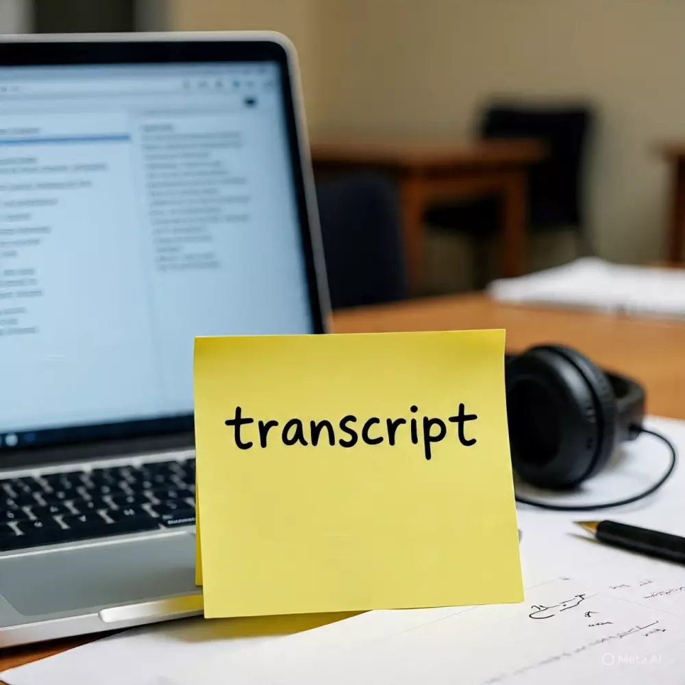 تفريغ للملفات الصوتية والمرئية