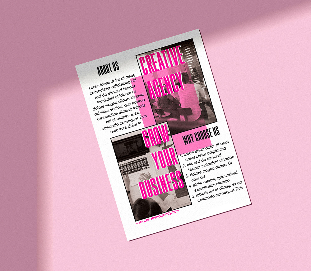 تصميم فلاير بشكل احترافي ومميز