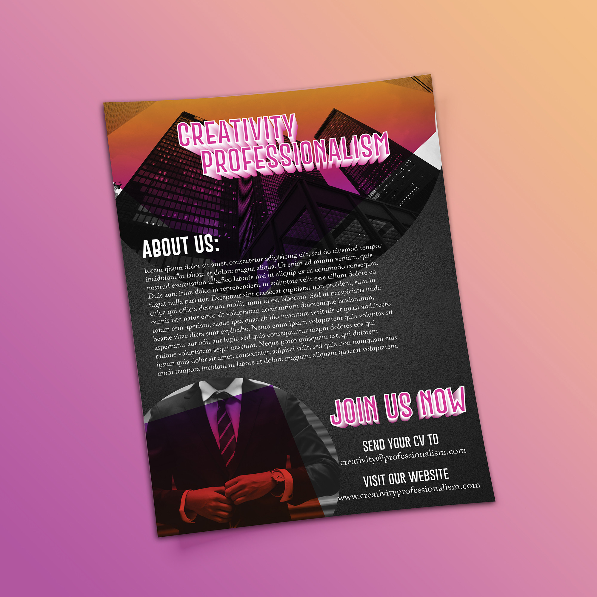 تصميم فلاير بشكل احترافي ومميز