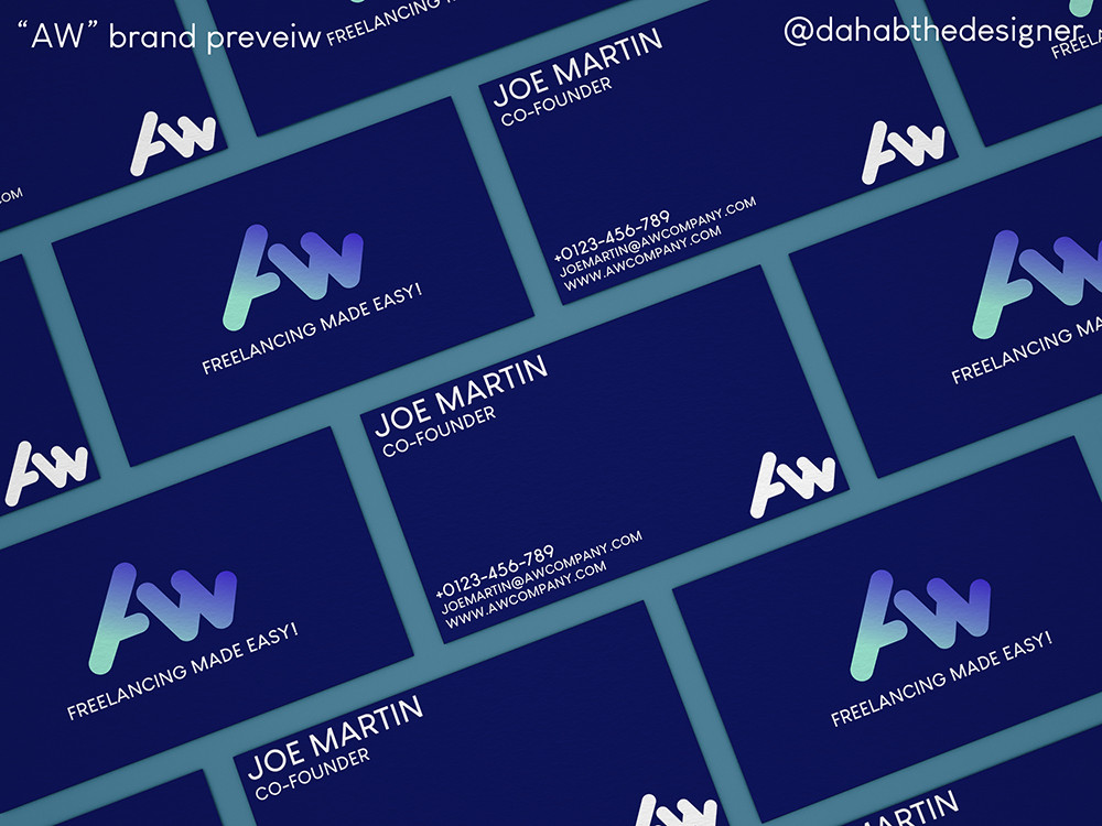 تصميم كارت شخصي (بزنس كارد)