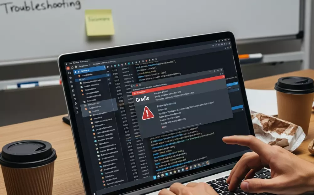 حل مشكله تثبيت ادوات برمجة الموبايل (Gradle)