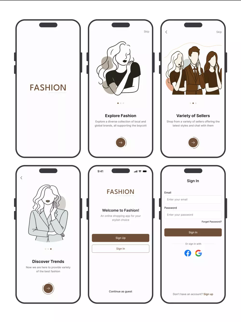 تصميم واجهة مستخدم UI UX لـ E-commerce لزيادة المبيعات