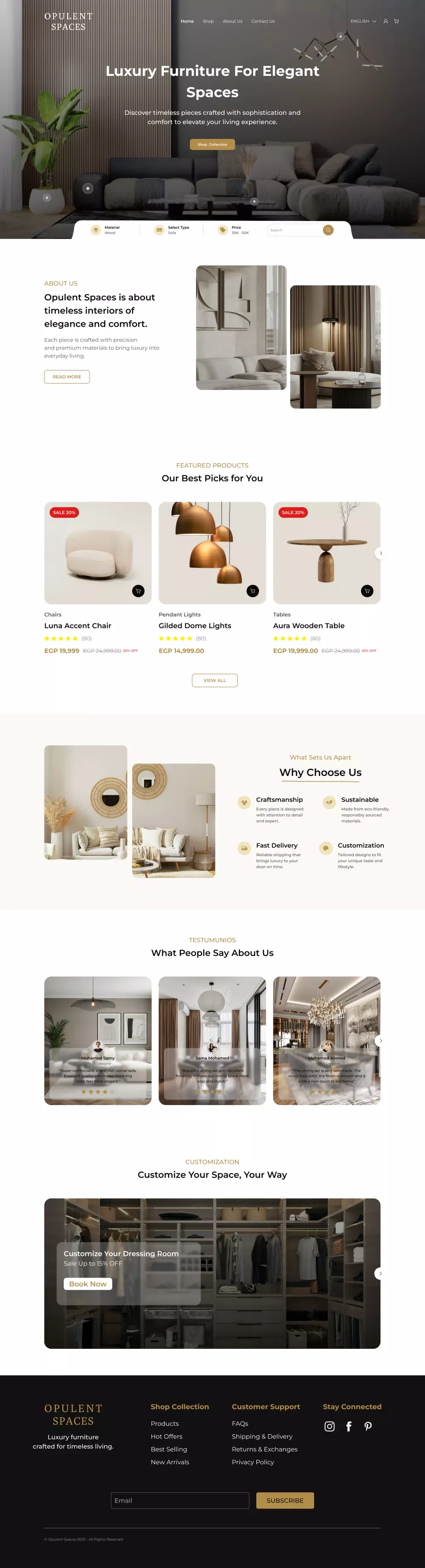 تصميم واجهات موقع الكتروني