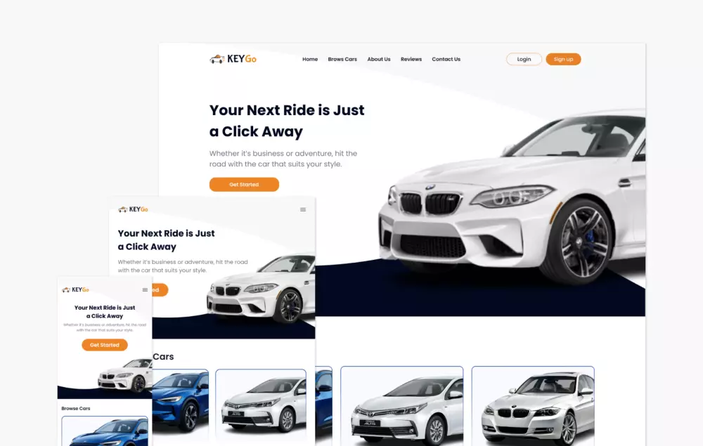 تصميم صفحة هبوط Landing Page متجاوبة